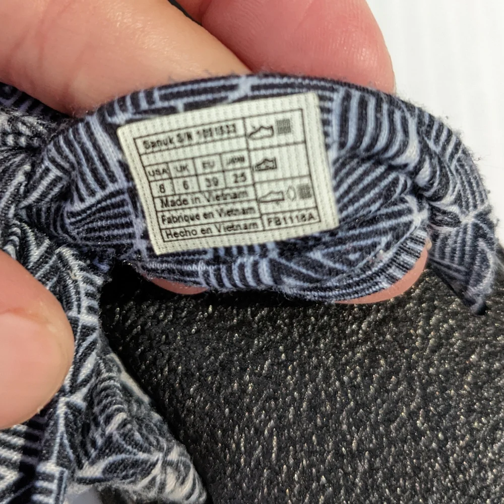 SANUK women's navy blue slingback yoga sandals